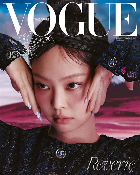 Jennie Kim Covers Vogue Singapore July August Issue