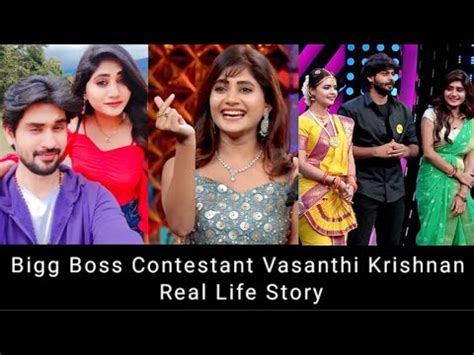 Bigg Boss Vasanthi Krishnan Real Life Story Vasanthi Krishnan