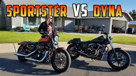 Harley Sportster Vs Dyna A Beginners Perspective Side By Side