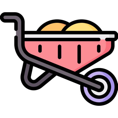 Wheelbarrow Special Lineal Color Icon