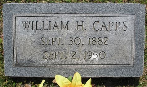 William Henry Capps 1882 1950 Find A Grave Memorial