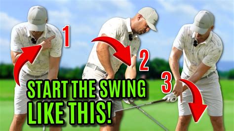 The Perfect Move To Start The Golf Swing Correctly Youtube