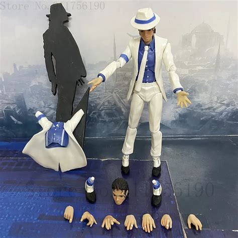 SHF Michael Jackson Action Figure Smooth Criminal Moonwalk Collectable