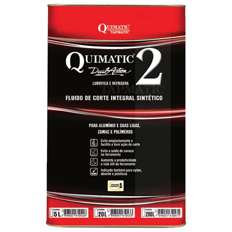 QUIMATIC 2 Fluido de Corte para Alumínio 5 L Quimatic Tapmatic