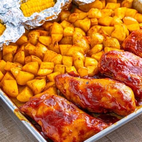 Bbq Chicken Sheet Pan Dinner 42 Off