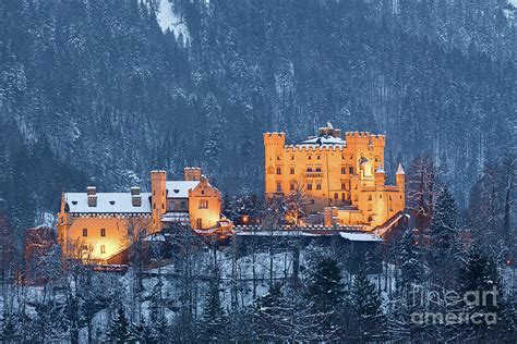 Hohenschwangau Castle in Winter 2 Photograph by Henk Meijer Photography