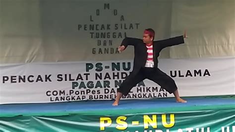 Kembangan Pencak Silat Madura Youtube