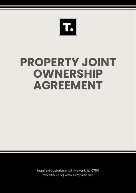 Free Ownership Agreement Template to Edit Online