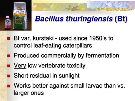 Ppt Biorational Insecticides In The Landscape And Options For Turf