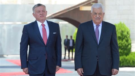 Jordans King Abdullah In Rare Visit To Palestine Abdullah Ii News