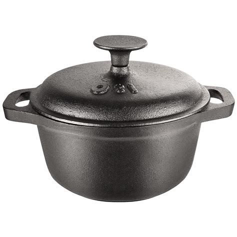 CRATITA DIN FONTA CU CAPAC COCOTTE DIAMETRU 18 CM