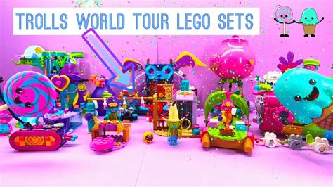 Trolls World Tour Lego Sets Toy Review With Lolli And Sweets Youtube