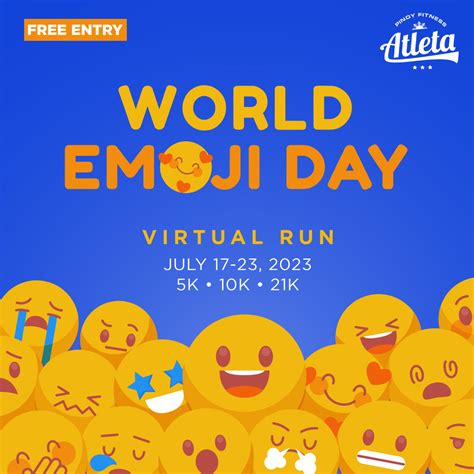 World Emoji Day Virtual Run Free Pinoy Fitness