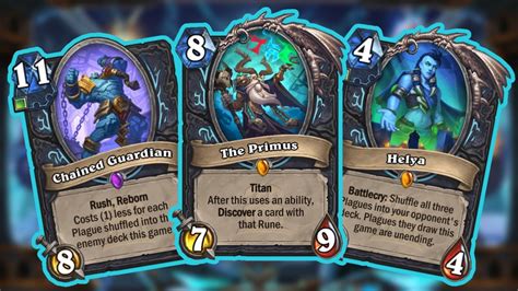 The Best Death Knight Decks For Hearthstones Titans Expansion