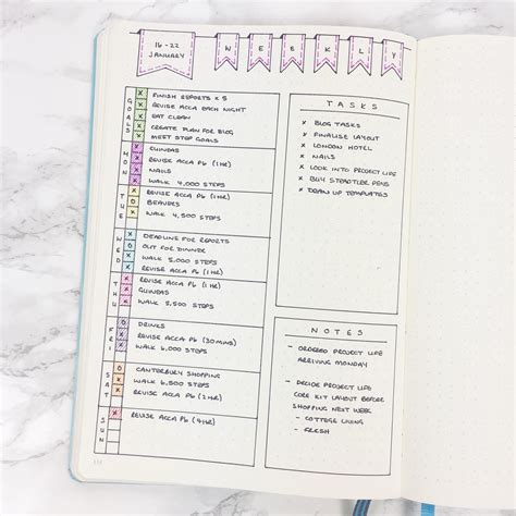 Bullet Journal Weekly Spread Ideas To Inspire You