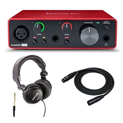 Focusrite Scarlett Solo Interfaz De Audio Usb De Generaci N Con