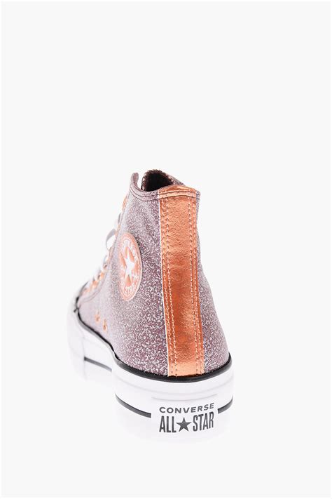 Converse ALL STAR CHUCK TAYLOR 4cm Glittered High-Top Sneakers women ...