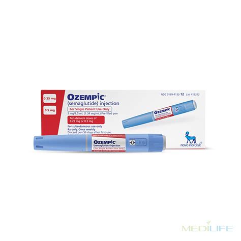 BUY OZEMPIC 0 25 Mg To 1 MG SEMAGLUTIDE SOLUTION FOR INJECTION IN PRE