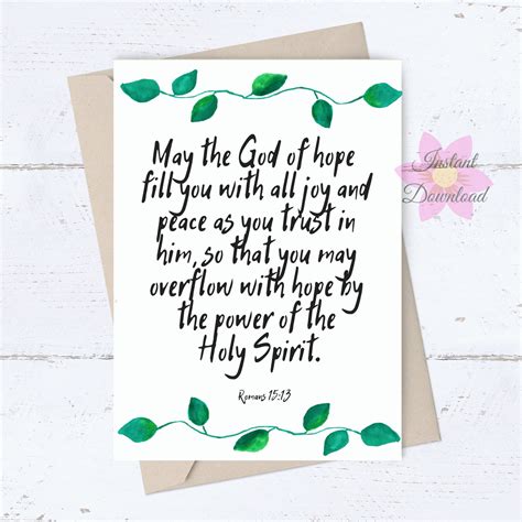 Printable Religious Thinking Of You Card Christian All Occasion Card