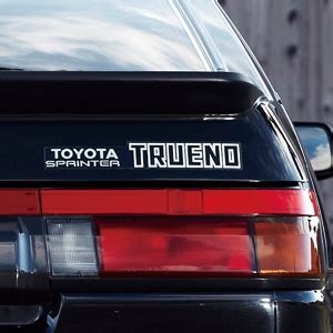 Toyota Sprinter Trueno Ae Kouki Facelift Door Decal Sticker