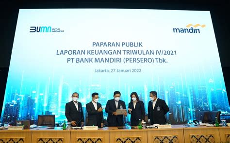 Laba Bank Mandiri Melesat Persen Di Jadi Rp Triliun