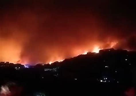 Notstand in Chile Hunderte Häuser durch Waldbrände zerstört