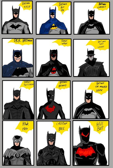 Batmans By Nuzzoluigi543 On Deviantart