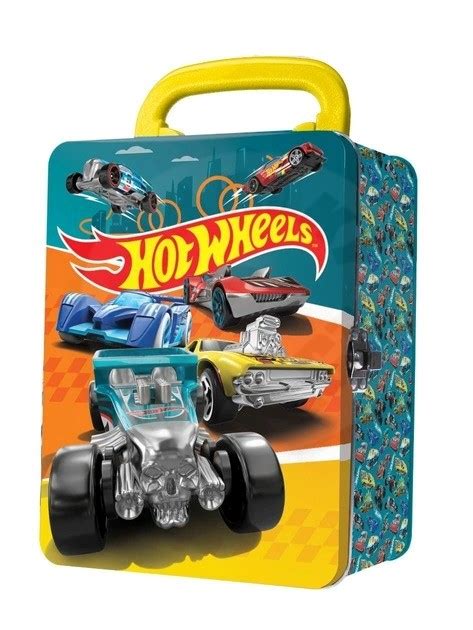 Intek Hot Wheels Kovový kufřík na autíček