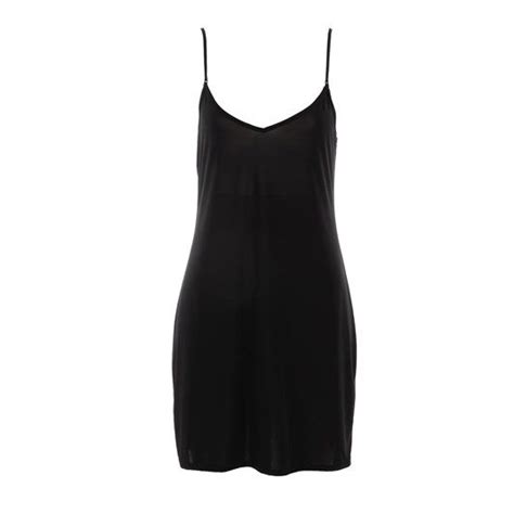 Essence Reversible Tunic Slip Black Nude Intimate Apparel