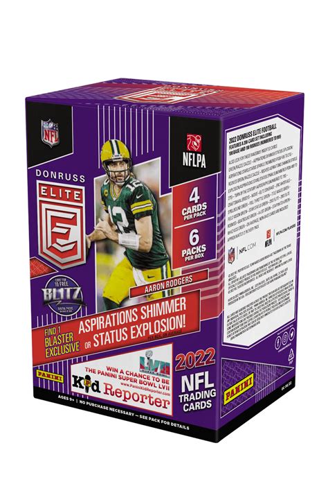 2022 Panini Donruss Elite Football Blaster Box Trading Cards Look For