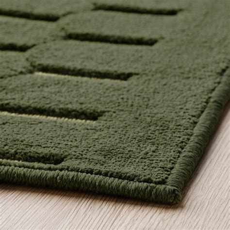 NÖvling Rug Low Pile Green 128x195 Cm Ikea