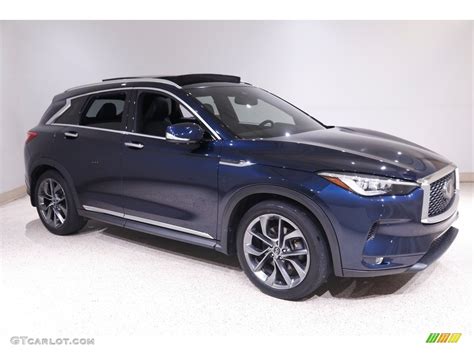 Hermosa Blue 2019 Infiniti QX50 Luxe AWD Exterior Photo 142325036