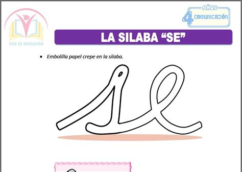 la silaba se  cuatro anos web de educacion