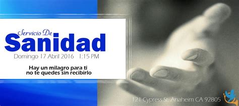 Servicio De Sanidad And Milagros Iglesia Adonai