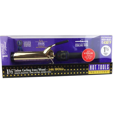 Hot Tools Professional K Gold Salon Curling Iron Wand Walmart