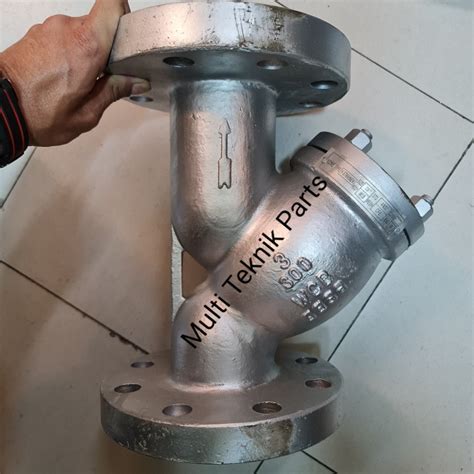 Jual Y Strainer Wcb Flange Ansi Inch Saringan Strainer