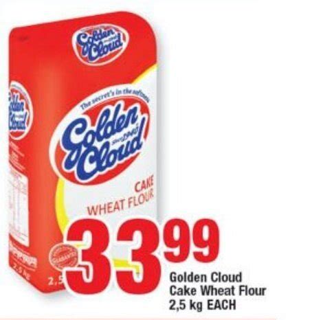 Golden Cloud Cake Wheat Flour Kg Each Offer At Ok Foods