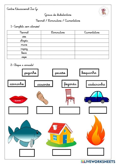 Diminutivo E Aumentativo De Fogo - Aumentativo E Diminutivo De Fogo - G2EDU