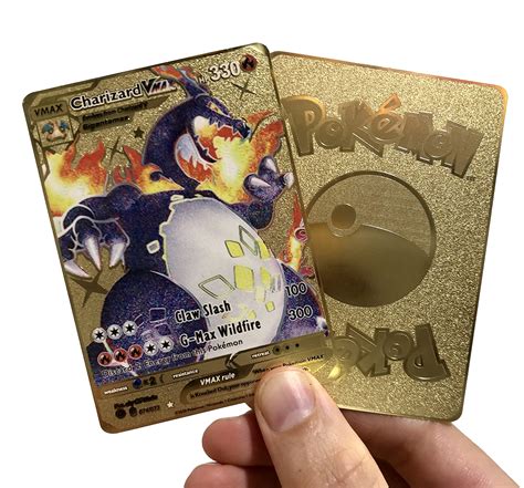 Buy Charizard Vmax Sv107sv122 Shining Fates Gold Metal Pokemon Card Online At Desertcart Cyprus