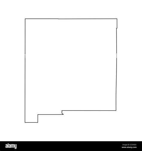 New Mexico County Map Outlines