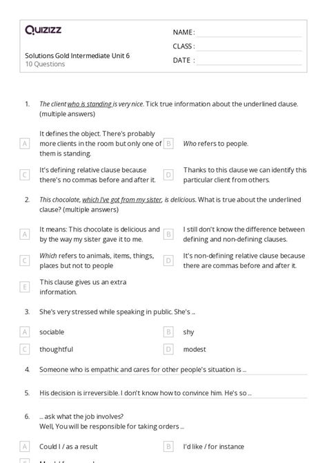 Commas After An Introductory Phrase Worksheets For St Year On