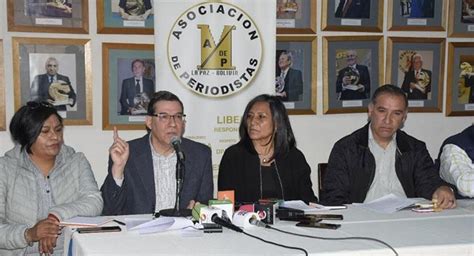 Periodistas De Bolivia Rechazan El Proyecto De Ley 305 Aseguran Que La Norma Intenta Penalizar