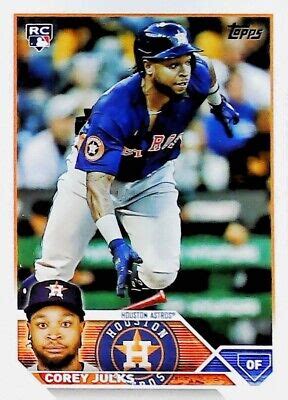 Topps Update Us Corey Julks Rookie Card Houston Astros Freeship