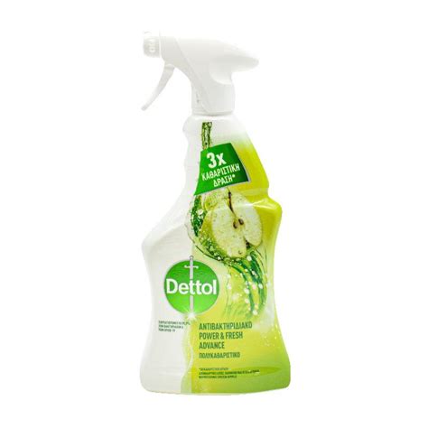 Dettol Power And Fresh Advance Multi Purpose Spray Cleaner With Apple 500 Ml