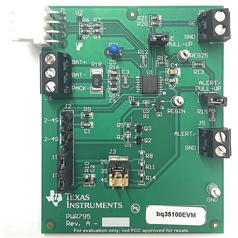 Bq35100evm 795 Bq35100 Lithium Primary Cell Evaluation Module Using End