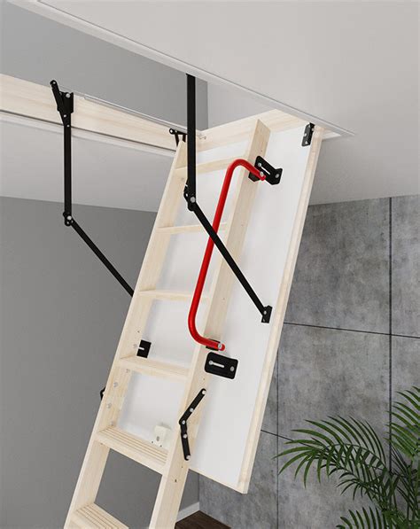 GLOB Wooden Attic Ladder 43" x 21.5" - Up to 9.18 feet – attic-ladders.com