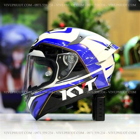 Mũ Fullface KYT TT Course Grand Prix ViVuPhượt