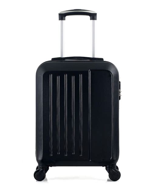 Hero Valise Cabine Abs Vesuvio E Cm Roues Noir Kiabi