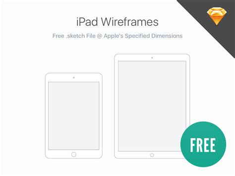 iPad Wireframes Freebie - Download Sketch Resource - Sketch Repo