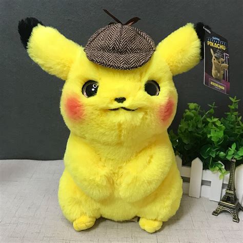 Pikachu Plush Toy Detective Pikachu Plush Cm Pikachu Soft Toy